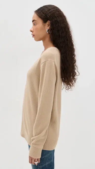 Vince Weekend V Neck Cashmere Pullover | Thumbnail 4