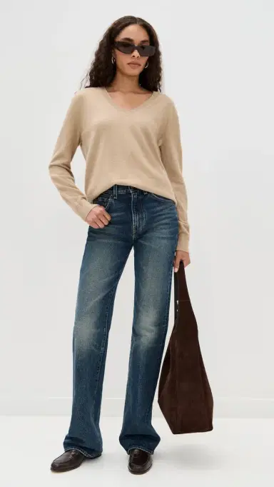 Vince Weekend V Neck Cashmere Pullover | Thumbnail 5