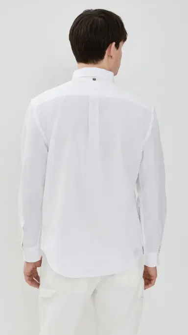 Billy Reid MSL 1-Pocket Shirt White | Thumbnail 3