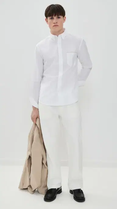 Billy Reid MSL 1-Pocket Shirt White | Thumbnail 5