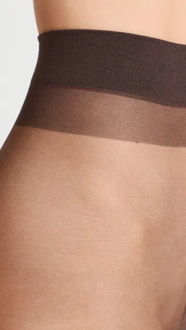 Stems Paris Edit - Sheer & Double Dots Tights Black M | Thumbnail 4