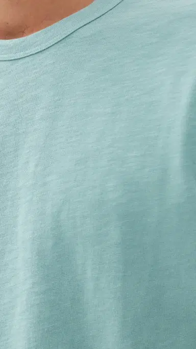 Theory Essential Cosmos Slub Cotton Tee Ocean Air M | Thumbnail 6 Theory Essential Cosmos Slub Cotton Tee Ocean Air M | Thumbnail 6