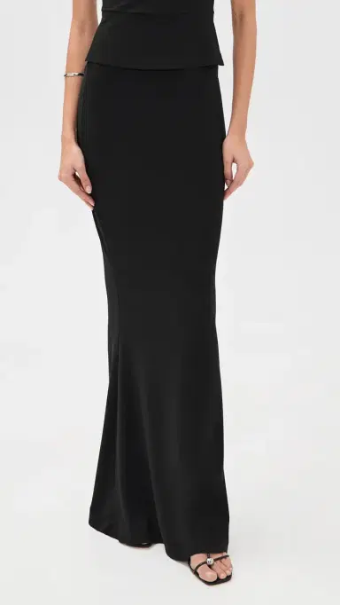 Norma Kamali Obie Long Skirt | Thumbnail 2