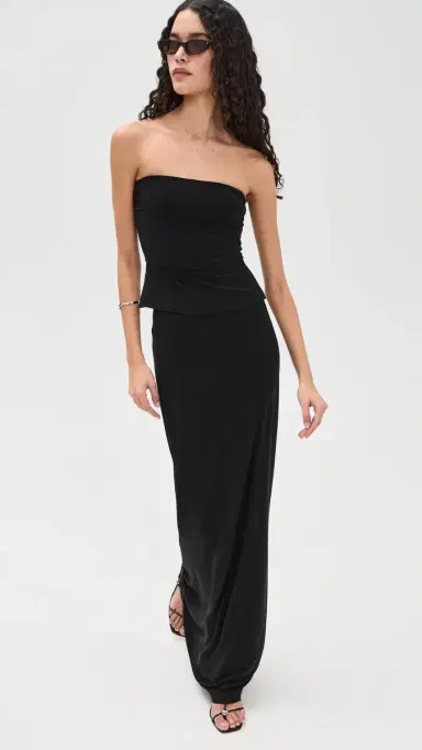 Norma Kamali Obie Long Skirt | Thumbnail 5