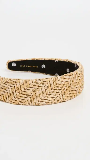 Lele Sadoughi Raffia Bessette Headband | Thumbnail 4