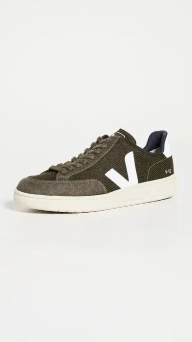 Veja V-12 Sneakers Olive/White | Thumbnail 2