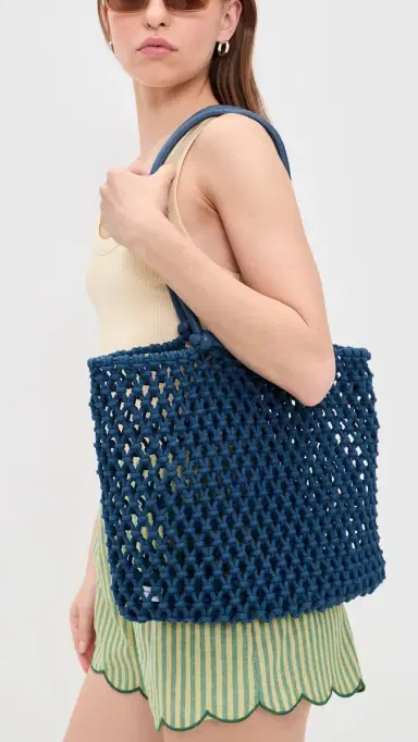 Clare V. Sandy Bag French Blue One Size | Thumbnail 3 Clare V. Sandy Bag French Blue One Size | Thumbnail 3