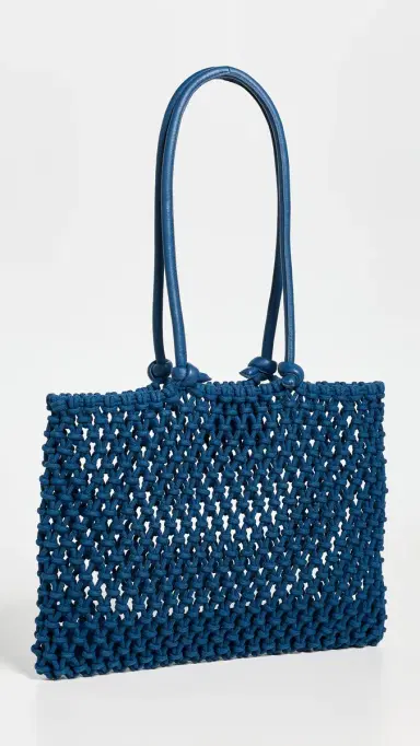 Clare V. Sandy Bag French Blue One Size | Thumbnail 4 Clare V. Sandy Bag French Blue One Size | Thumbnail 4