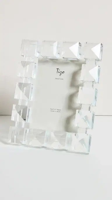 Tizo Design Clear Crystal Frame Diamonds 5x7 | Thumbnail 2