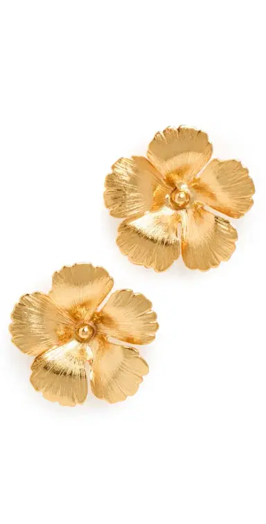 Jennifer Behr Rowena Earrings Antique/Gold One Size | Thumbnail 1