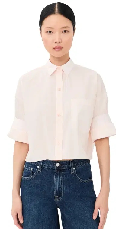 TWP Next Ex Button Down Sheer Pink | Thumbnail 1