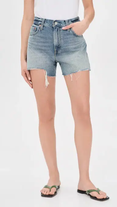 Levi's Ribcage Denim Shorts | Thumbnail 2