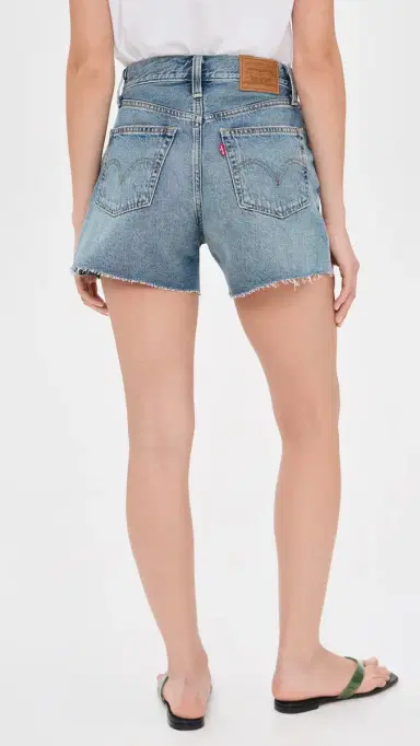 Levi's Ribcage Denim Shorts | Thumbnail 3