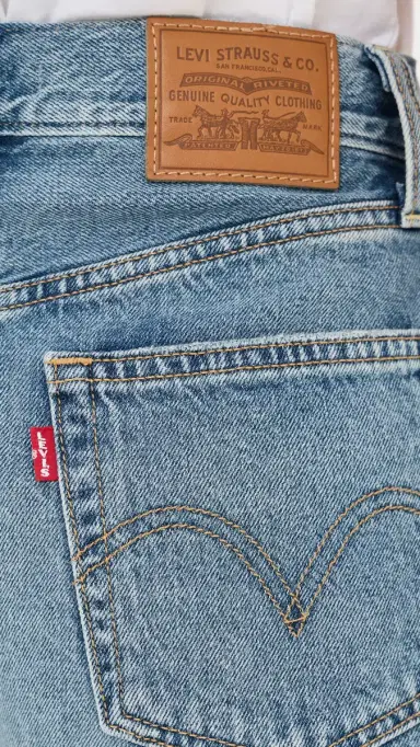 Levi's Ribcage Denim Shorts | Thumbnail 6
