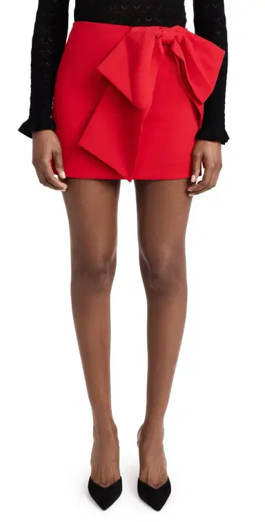 endless rose Bow Mini Skort Red | Thumbnail 1