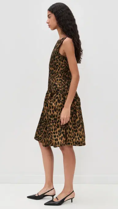 BAUM UND PFERDGARTEN Aneva Dress Dark Brown Leopard | Thumbnail 4 BAUM UND PFERDGARTEN Aneva Dress Dark Brown Leopard | Thumbnail 4