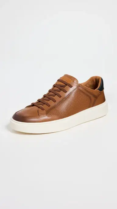 Allen Edmonds Oliver Leather Sneakers Luggage 230 9 | Thumbnail 2