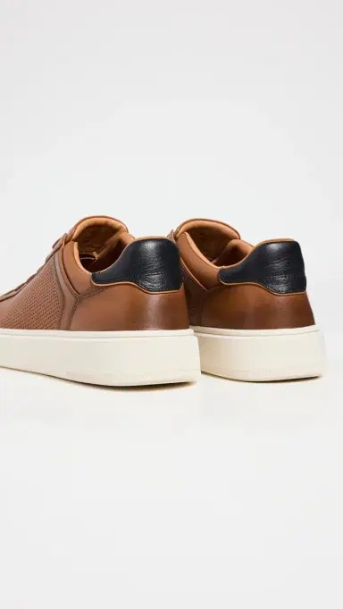 Allen Edmonds Oliver Leather Sneakers Luggage 230 9 | Thumbnail 3