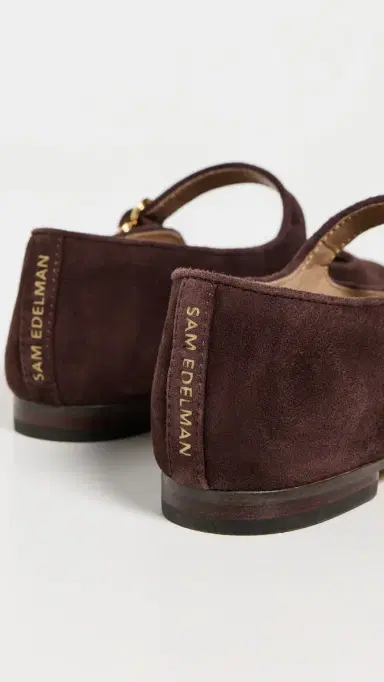 Sam Edelman Michaela Suede Flats Cafe Noir 6 | Thumbnail 4