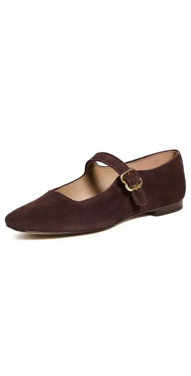 Sam Edelman Michaela Suede Flats Cafe Noir 6 | Thumbnail 1