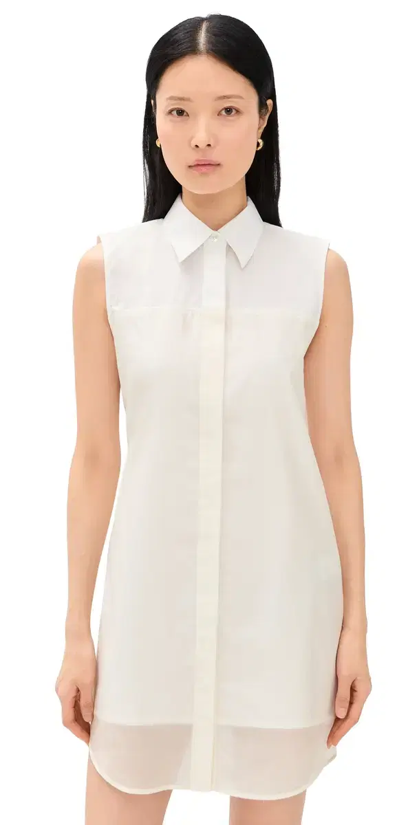 leeveless hirt Dress White/oft White