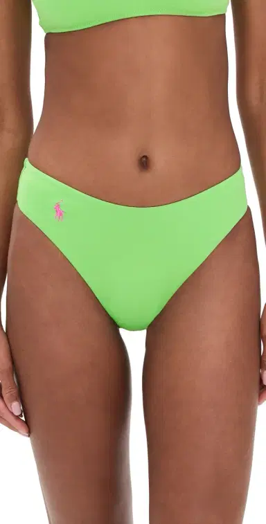 Polo Ralph Lauren Modern High eg Bikini Bottoms Riviera Green | Thumbnail 1