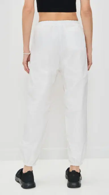 Eugenia Kim LOVE Martina Optic White Tennis Warm-Up Pants With Ankle Side Zippers | Thumbnail 3 Eugenia Kim LOVE Martina Optic White Tennis Warm-Up Pants With Ankle Side Zippers | Thumbnail 3