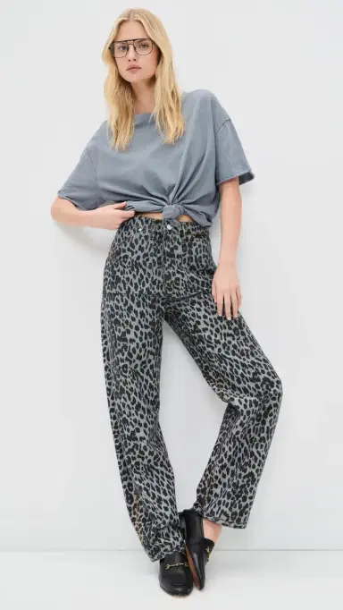 Free People Nina Tee Blue Mirage L | Thumbnail 5
