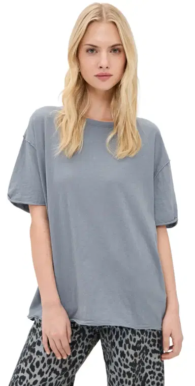 Free People Nina Tee Blue Mirage L | Thumbnail 1