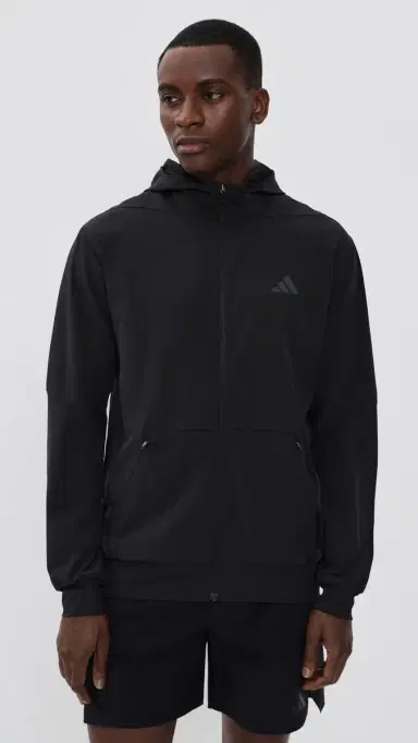 Adidas Workout Full Zip Sweatshirt Black | Thumbnail 2