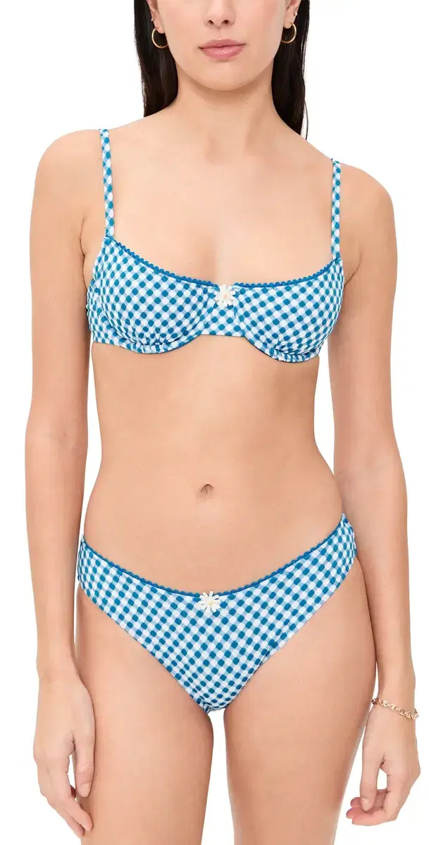 The Daphne Bikini Top Cosmic Blue