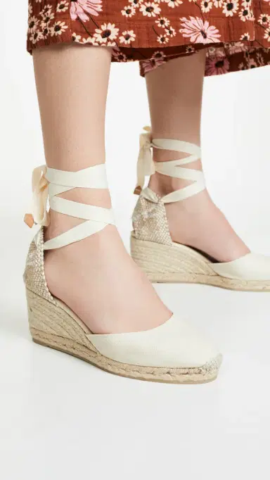 Castañer Carina Wedge Espadrilles Ivory 36 | Thumbnail 3 Castañer Carina Wedge Espadrilles Ivory 36 | Thumbnail 3