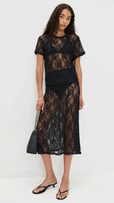LE BOP ace Skirt Black | Thumbnail 2 LE BOP ace Skirt Black | Thumbnail 2