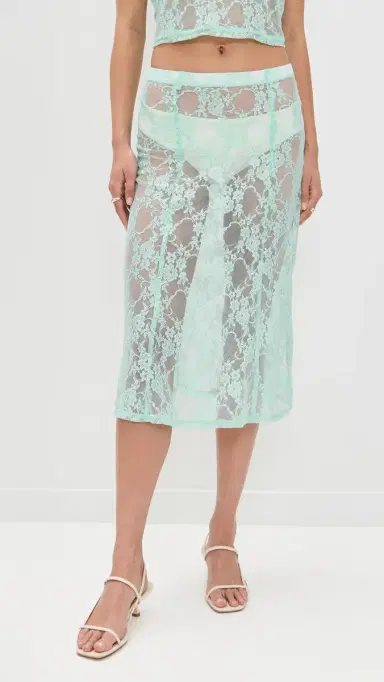 LE BOP Lace Skirt Mint | Thumbnail 2