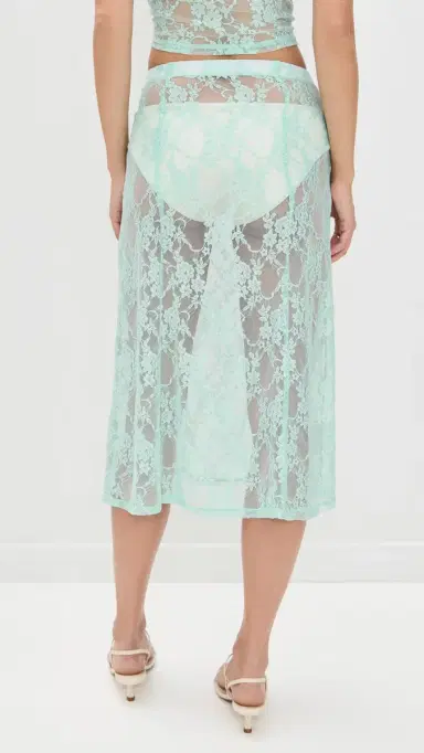 LE BOP Lace Skirt Mint | Thumbnail 3