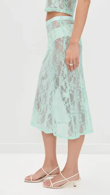 LE BOP Lace Skirt Mint | Thumbnail 4