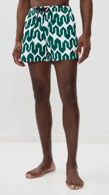 Save The Duck Ademir Swim Trunks 4 Bold Zigzag/ove The Ocean | Thumbnail 2