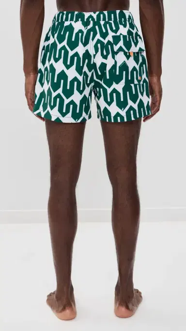 Save The Duck Ademir Swim Trunks 4 Bold Zigzag/ove The Ocean | Thumbnail 3
