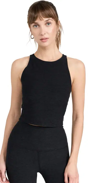 Beyond Yoga Spacedye Refocus Cropped Tank Darkest Night S | Thumbnail 1 Beyond Yoga Spacedye Refocus Cropped Tank Darkest Night S | Thumbnail 1