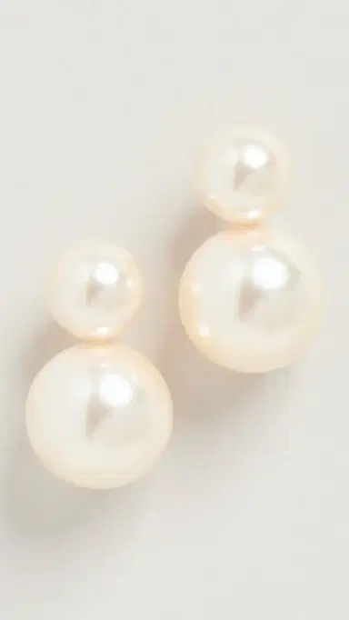 Jennifer Behr Iris Earring Pearl One Size | Thumbnail 2