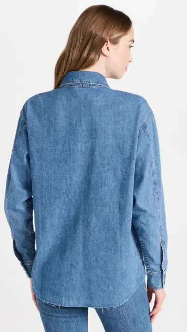 Askk NY Oversized Denim Shirt | Thumbnail 3 Askk NY Oversized Denim Shirt | Thumbnail 3