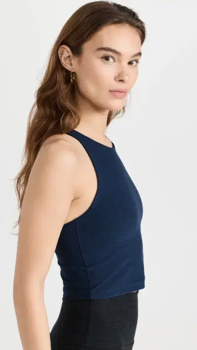 Beyond Yoga Spacedye Refocus Cropped Tank Nocturnal Navy L | Thumbnail 4