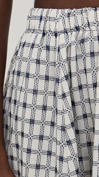 LE BOP Martha Plaid Skirt Ivory Dobby L | Thumbnail 6 LE BOP Martha Plaid Skirt Ivory Dobby L | Thumbnail 6