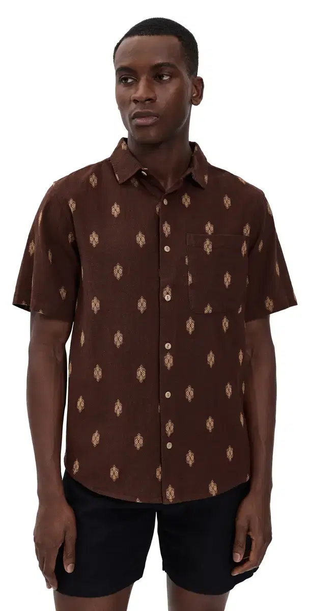 Button Up Shirt Brown ulti