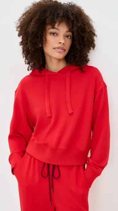 LE BOP Cleo Pullover Hoodie Crimson | Thumbnail 2 LE BOP Cleo Pullover Hoodie Crimson | Thumbnail 2