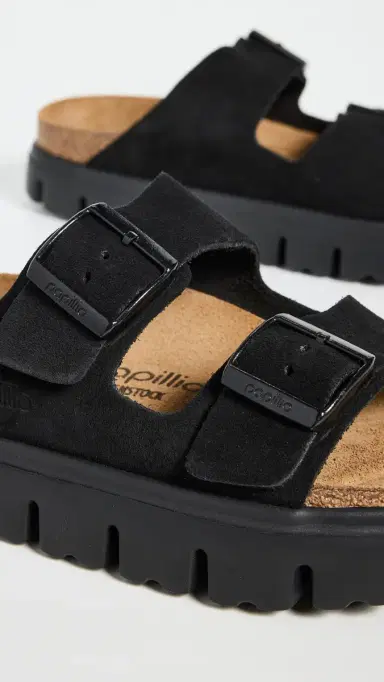 Birkenstock Arizona Chunky Sandals Black | Thumbnail 6