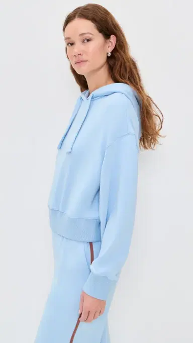 LE BOP Cleo Pullover Hoodie Chambray Blue L | Thumbnail 4