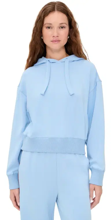 LE BOP Cleo Pullover Hoodie Chambray Blue L | Thumbnail 1