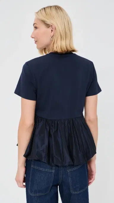 Cecilie Bahnsen Cooper T-Shirt Navy | Thumbnail 3