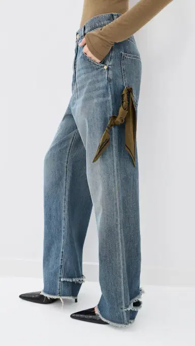 DARKPARK Lisa Loose Fit Carpenter Jeans Slate Vintage | Thumbnail 4